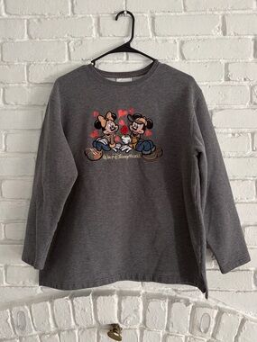 Women’s large Mickey and Minnie Mouse love Disney sweater